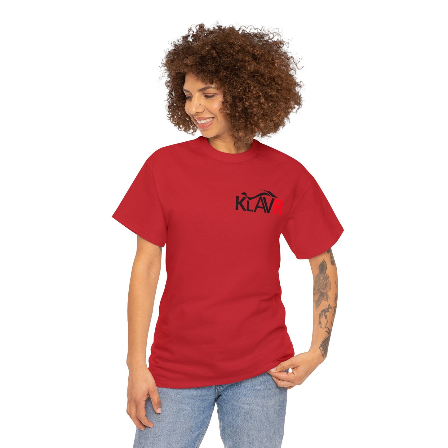 Unisex Heavy Cotton KLAVR Tee/multiple colours