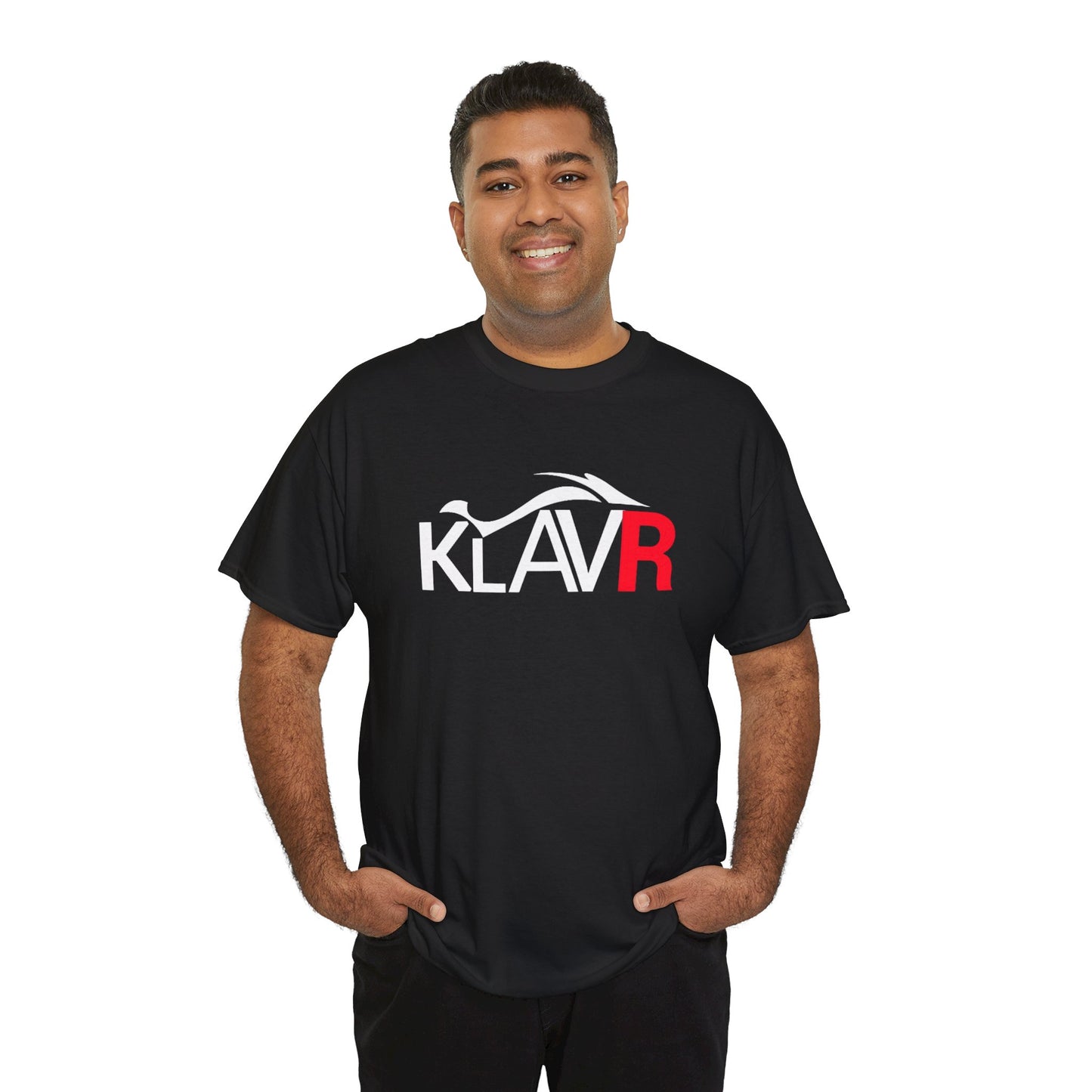 Unisex Heavy Cotton THE KLAVR FLAT TRACK POD Tee